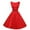 Red #1, variant on Xihbxyly Retro Dresses for Women Women's 50s Vintage Floral Lace Retro Rockabilly Sleeveless Round Neck Cocktail Party 50s Vintage Dress