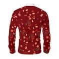 thumbnail image 5 of Mifsaly Valentines Long Sleeve Shirt Men Red Valentine Shirts Button Down Heart T-Shirts Collared Floral Print Vacation Tops with Girlfriend Wife Date Outfits XXL, 5 of 7