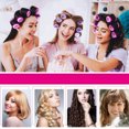 thumbnail image 2 of Self Grip Hair Rollers Set, Casewin Plastic Jumbo Size Hair Curlers, Salon Hair Dressing Curlers, Self Holding Rollers for DIY or Hair Salon Curlers for Hair Styling, 12 Pack (Random Color), 2 of 6