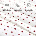 thumbnail image 7 of Danica 100% Cotton Fitted Baby Crib Sheet 3 Pack for baby Boys Girls |Standard Crib And Toddler Mattress Sheets | 28x52 Inch (3PK, Ladybug Garden), 7 of 7