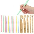 thumbnail image 3 of DIY Weaving Crochet, Sweater Pin 17Pcs Crochet Set, for Small Carpet Calfskin Projects Bulky Yarns, 3 of 8