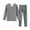 Gray, variant on Timegard Mens Thermal Underwear V Neck Long Sleeve Tops Bottom Fitting Comfy Sleepwear Outfits L-4XL