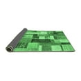 thumbnail image 2 of Ahgly Company Indoor Rectangle Patchwork Emerald Green Transitional Area Rugs, 4' x 6', 2 of 4