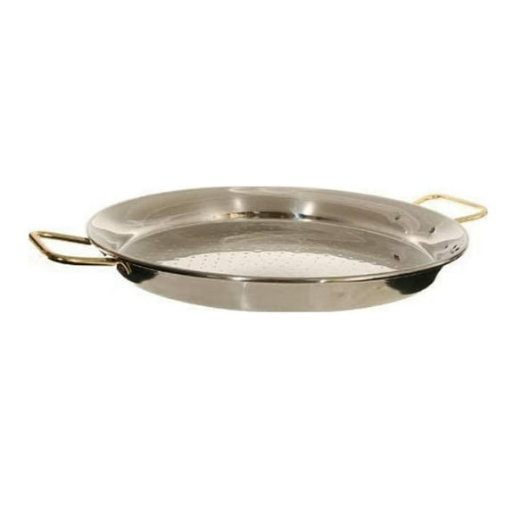 Garcima 18-inch Stainless Steel Paella Pan