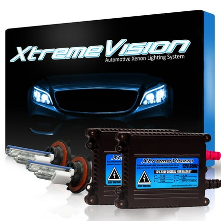 XtremeVision 35W HID Xenon Conversion Kit with Premium Slim Ballast - H13 / 9008 12000K - Purple - 2 Year
