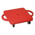 thumbnail image 2 of colaxi Floor with Handles 11.8 Inches with Rollers Coordination for Kids Sitting Scooter for Homeschool Playground Gym Red, 2 of 9