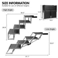 thumbnail image 3 of Escaleras plegables Dog Ramp DGSL de 4 peldaños, de aluminio, 250 libras, 3 of 6