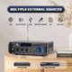 thumbnail image 3 of Amplificador de audio estéreo de 300 W con Bluetooth 5.0, sistema de cine en casa inalámbrico, 3 of 8