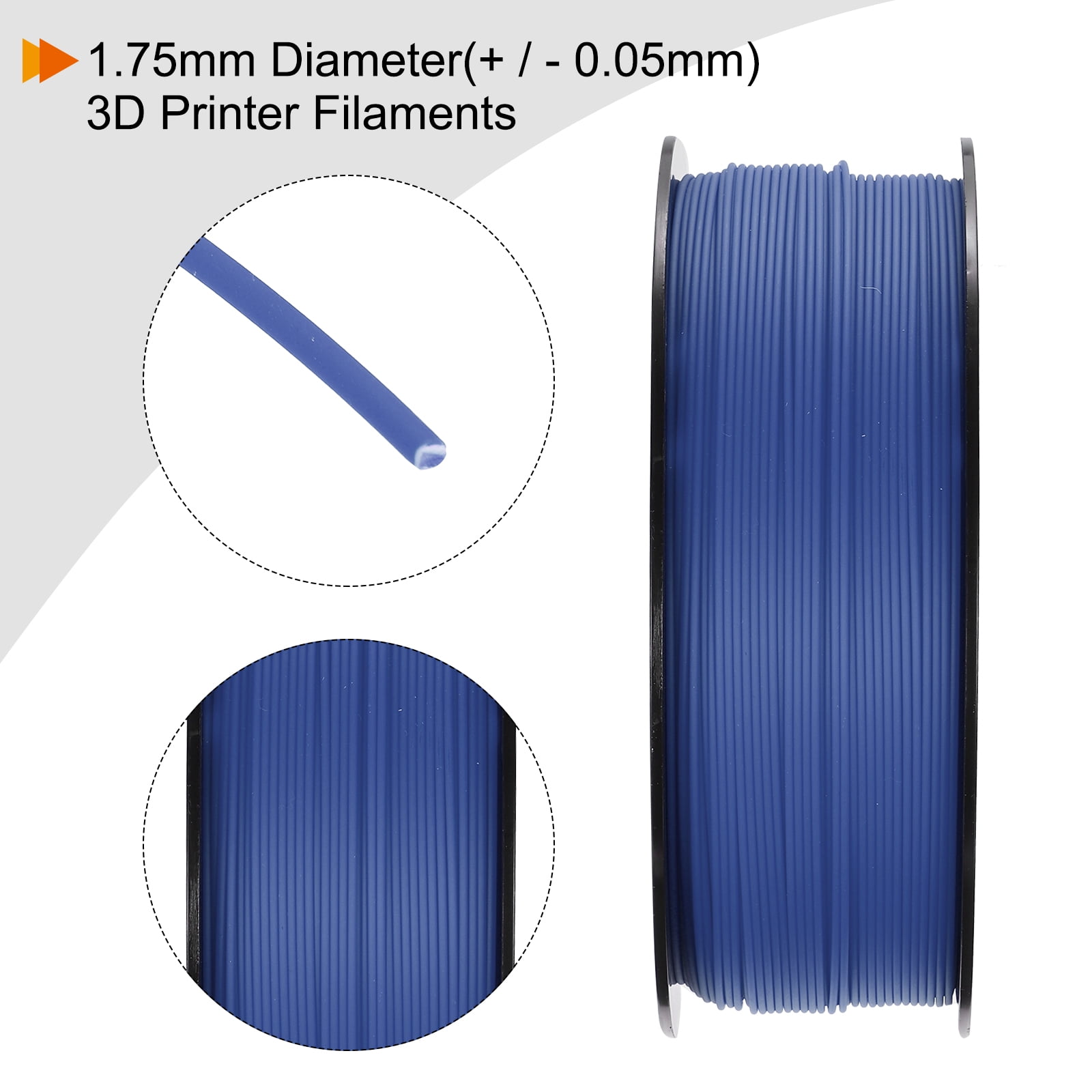 3D Printer Filament 1.75mm ABS Filaments Accuracy +/- 0.05mm Blue