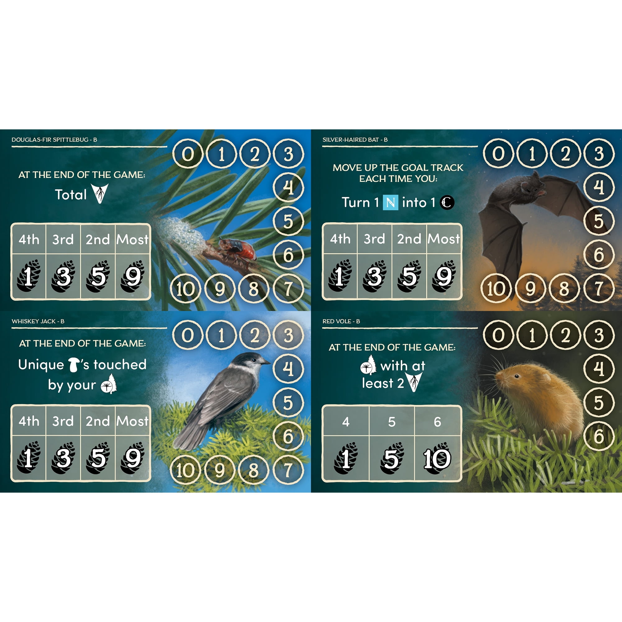 AEG: Undergrove -  Strategy Board Game, Nature Resource Management, Token Collection & Tile Laying, Tree Growing, Ages 10+, 1-4 Players, 60-90 Mins