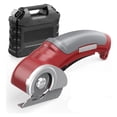 thumbnail image 1 of 2000mAh Portable Cordless Electric Round Scissors Electric Scissors Shear Cloth Cutter Fabric Cutting Machine Kit Cutting Tool, 1 of 5