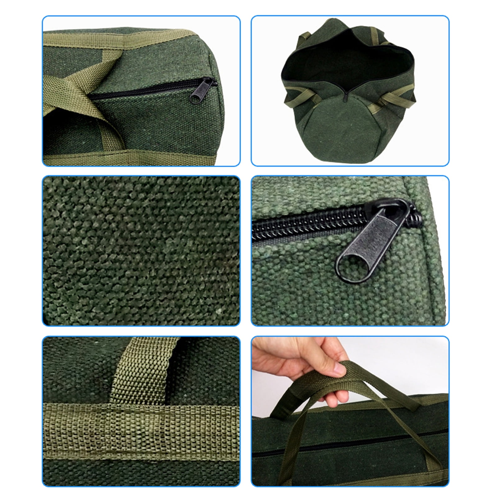 BELOWSYALER Tool Storage Bag Heavy Duty Tool Bag with Handle Large Capacity Tool Organizers Hand Tool Storage Carry Bag