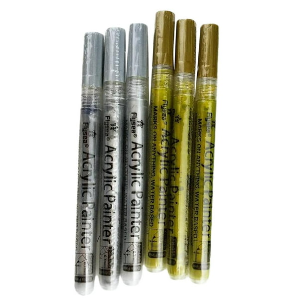 Marcadores acrílicos brillantes para dibujar rocas Opción 1