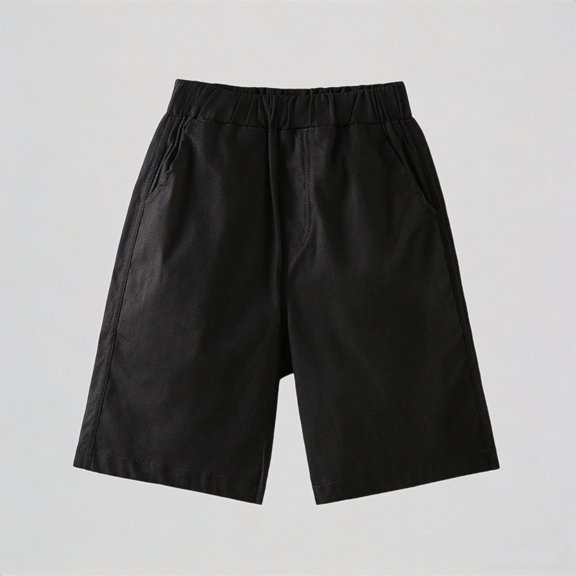 Krdevn Boys Summer Shorts Comfortable Breathable Casual Kids Athletic Shorts for Daily Wear Lightweight Elastic Waist Loose Fit,15-16 Years