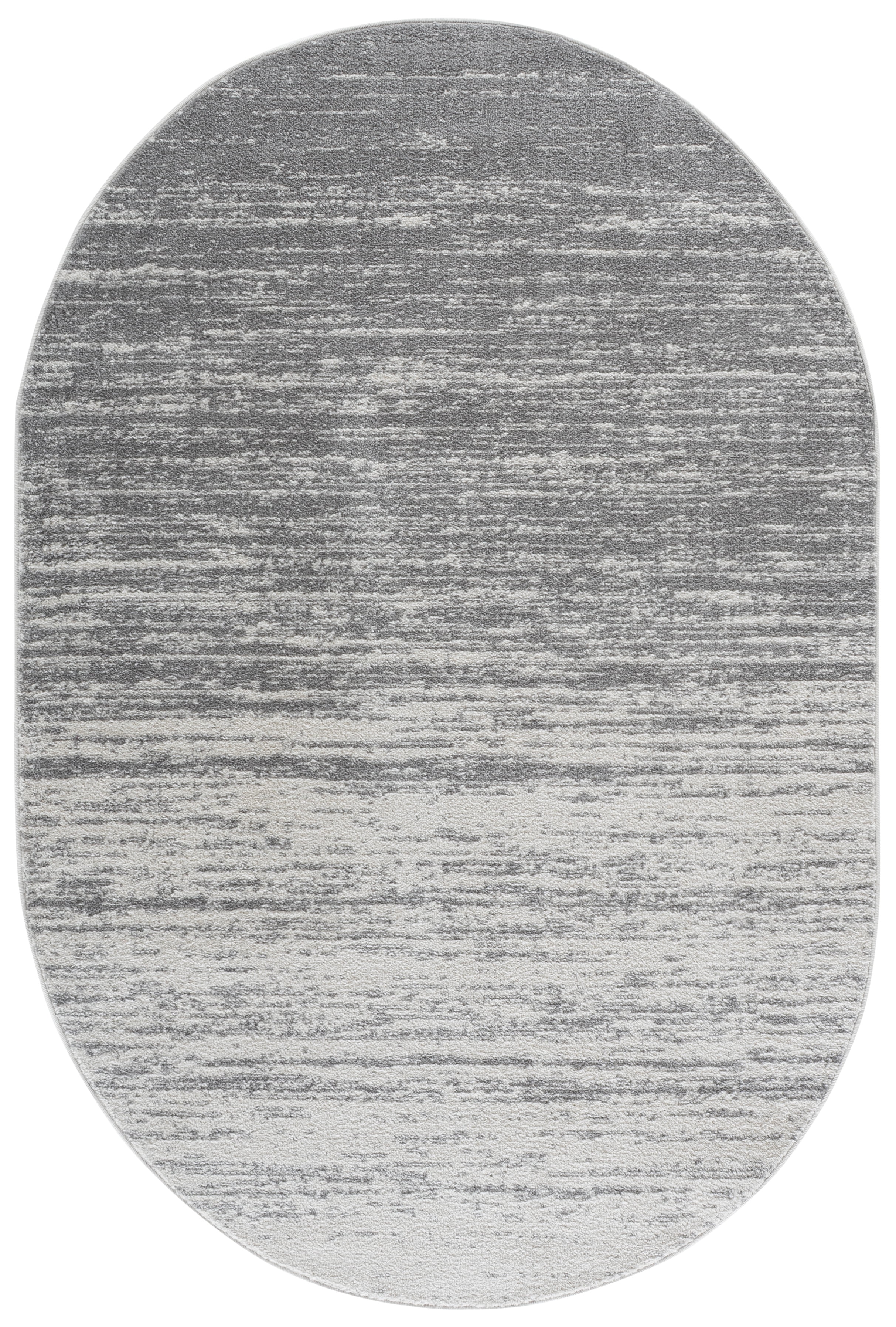 Safavieh Adirondack Esmond Striped Area Rug, Light Gray/Gray, 6' x 8' Oval