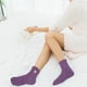 thumbnail image 4 of Bienvenido Calcetines suaves y difusos para mujer, calcetines gruesos y esponjosos para invierno, calcetines cálidos y cómodos, calcetines gruesos para dormir en casa, 4 of 5
