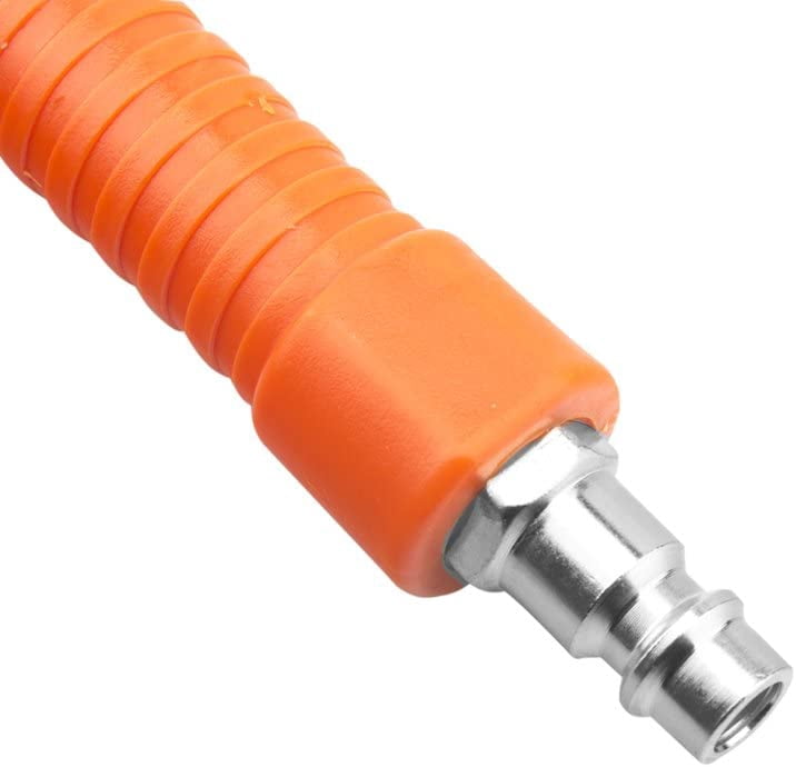 MKEUDQ-Air Blow Gun Angled Bent Nozzle Pistol Grip (Orange)