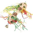 thumbnail image 4 of Delicate Multi Synthetic Hanging Parrot Toy for Decor with High Durability and Safety 6.5 x 4.3 Inches, 4 of 5