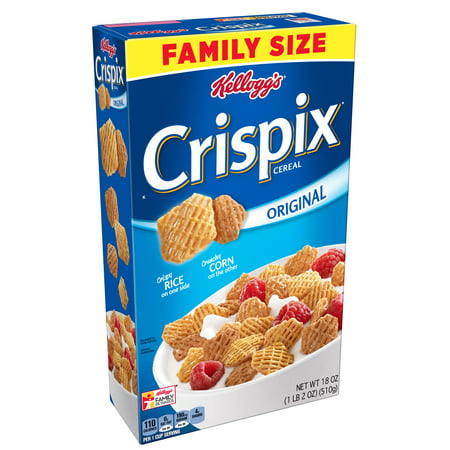 Kellogg's Breakfast Cereal Crispix Original 18 oz (Best Cereal For 18 Month Old)