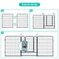 thumbnail image 2 of GDKASRNY Dog Playpen 24Panels 45" Height Portable Dog Fence Indoor Outdoor for Yard,Rv Camping, 2 of 7