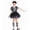 k-113Black250, variant on SONGGE Toddler Kids Girl Curious Mime Striped Imitator Outfit Sets For Halloween & Parties Cartoon Lovely Clothing Sets