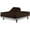 Chocolate Solid, variant on 1 PC Half Split Fitted Sheet Only Split Down 34 inches from The Top, 100% Cotton, 15" Deep Pocket, 400TC, Split Head Queen Fitted Sheet for Adjustable Beds-Ivory Solid, Split Queen Size