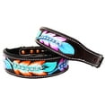 thumbnail image 5 of XSmall 9''- 13'' Rhinestone Dog Puppy Collar Crystal Cow Leather  6019, 5 of 5