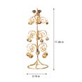 thumbnail image 3 of Viflosae Christmas Decorations Tabletop Metal Christmas Tree Wrought Iron Ornament Display Stand Christmas Ornament 11 Inch Desktop Decorations Mini Xmas Tree Halloween Party, 3 of 7