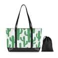 thumbnail image 7 of FORMRS Laptop Tote Bag for Women with 15.6" Computer Compartments Handbag, Cactus Pattern, 7 of 7
