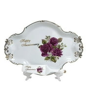 Happy Anniversary Plate Set