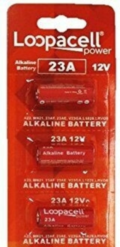 3 LOOPACELL A23 GP23AE 21/23 23A 23GA MN21 GP23 23AE 12v Alkaline Batteries