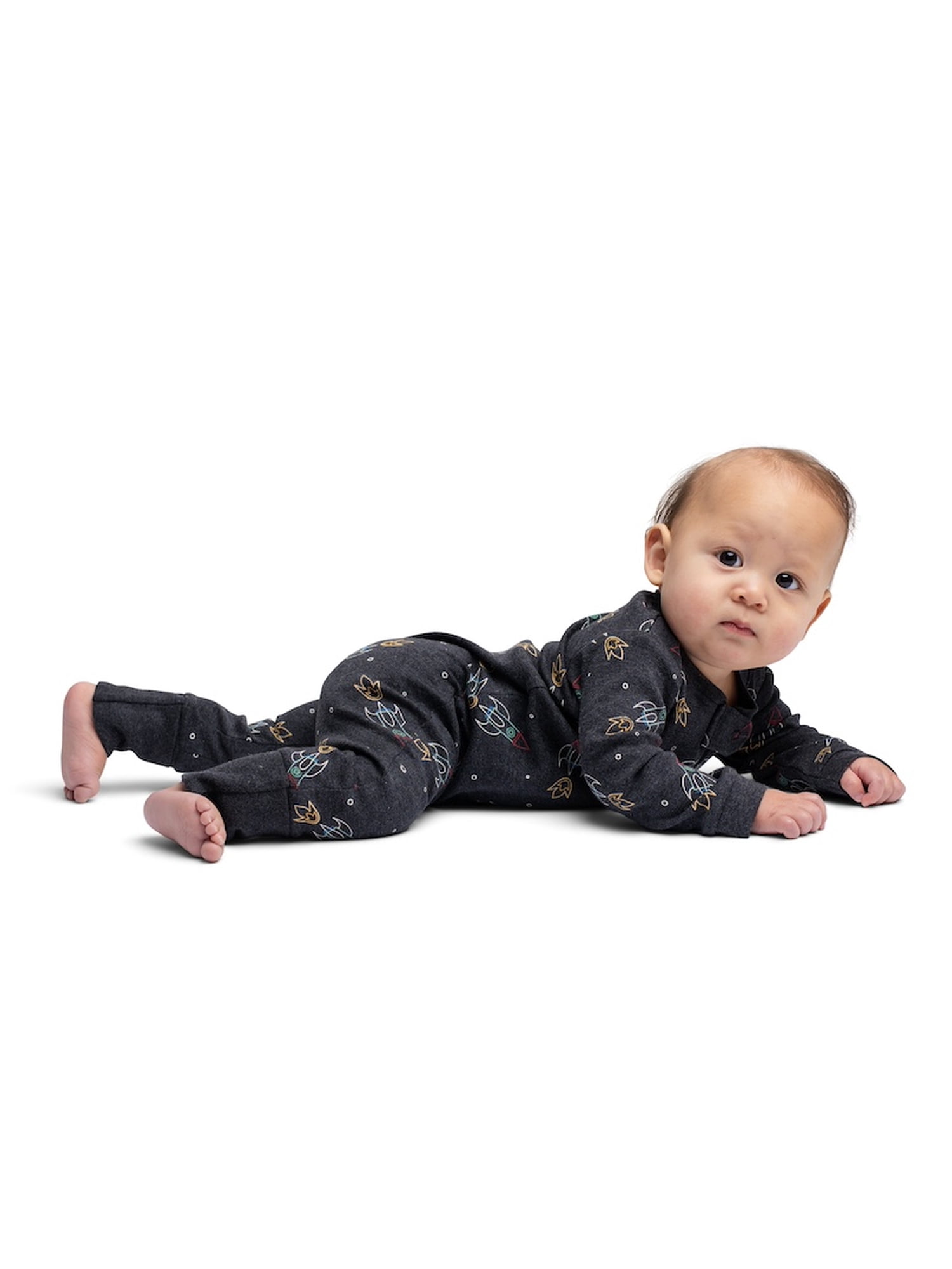 M+A by Monica + Andy, Organic Cotton One-Piece Coverall, Sizes Newborn - 18-24 Months