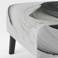 thumbnail image 5 of Designart "Black White Spiral Pattern" Upholstered Modern & Contemporary Accent Chair and Abstract Painting Arm Chair - Multiple Color & Pattern, 5 of 7