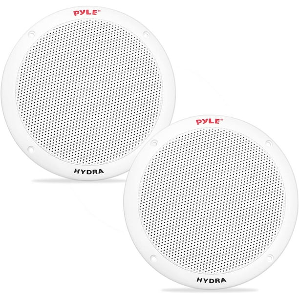 Pyle 6.5 Inch Dual Marine Speakers - 2 Way Waterproof and Weather