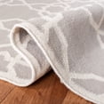 thumbnail image 6 of Safavieh Dhurries Edgar Geometric Area Rug, Gray/Ivory, 3' x 5', 6 of 11