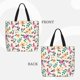thumbnail image 2 of Balery Cute Flower Bolsa de Mano para Mujeres con Cremallera, Bolsa de Gimnasio con Compartimentos, Bolsa para Laptop, Bolsa para Trabajo, 2 of 7