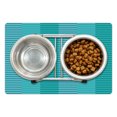 thumbnail image 1 of Abstract Pet Mat for Food and Water, Abstract Stripes Pattern Digital Image in Different Modern Style Print, Non-Slip Rubber Mat for Dogs and Cats, 18" X 12", by Ambesonne, 1 of 1