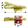 thumbnail image 3 of Harley Quinn Character Square Tie Bar Clip Clasp Tack- Silver or Gold, 3 of 6