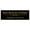 Black / Gold, variant on Basic NO SOLICITING Neighbors Welcome Sign - Black / Gold Small