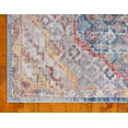 thumbnail image 6 of Unique Loom Brighton Collection Area Rug - Dumbo (8' Square Blue/Beige), 6 of 7