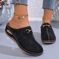 thumbnail image 3 of Dakaela Women's Wedge Clogs Hollow out Slip on Mules Shoes with Arch Support Backless Indoor Outdoor Slippers Summer Beach Walking Sandals Size 6-10, 3 of 8