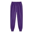 thumbnail image 4 of SGMVNU Mens 2 Piece Hooded Sweatsuit Outfits Drawstring Hoodie Sweatshirt & Joggers Sweatpants Set Tracksuit Workout Gym Outfits(Purple, L), 4 of 4