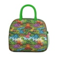 thumbnail image 2 of Womens Colorful Dinosaurs Volcano Pattern Lunch Box for Work,Insulated Lunch Bag for Women,Loncheras Para Mujer,Leakproof Adult Lunch Bag for Work,Beach,Travel,Picnic,Camping, 2 of 7
