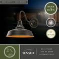 thumbnail image 2 of Vaxcel - Dorado 1-Light Outdoor Wall Sconce in Farmhouse and Barn Style 11.5, 2 of 11