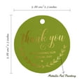 thumbnail image 6 of Inkdotpot Pack Of 100 Real Gold Foil Paper Tags Thank You For Sharing Our Special Day Bridal Shower-Baby Shower-Retirement-Wedding-Birthday Favor Hang Tags, 6 of 6