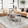 thumbnail image 5 of Dycanpo 39'' Rectangle Coffee Table with Storage for Living Room, Gray, 5 of 5