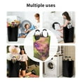thumbnail image 4 of DouZhe 50L Rectangular Laundry Basket, Fractal Twirl Whirlpool Prints Waterproof Foldable Laundry Hamper with Aluminum Handles, 4 of 6