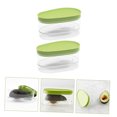 thumbnail image 3 of ORDDIART 2 Pcs Sauve-Avocat Contenants Réutilisables Transparents PP Conservation des Aliments Articles Ménagers 5.50x3.54x2.75 Po, 3 of 8