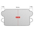 thumbnail image 3 of Tgbvmt Universal Windshield Snow Cover for Ice and Frost, Thickened Winter Car Cover for Most Cars, SUVs, and Small Trucks, 56"X43" Windshield Protector for Snowstorms, Rain, Hail, and Sun., 3 of 9