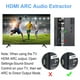 thumbnail image 4 of Extractor de Audio HDMI, Convertidor de Audio Digital a Analógico de 192KHz, Convertidor DAC, HDMI ARC Spdif/óptico a HDMI ARC, Spdif/óptico, Estéreo L/R O Conector de 3.5 mm para TV, 4 of 7
